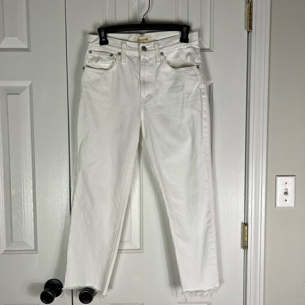 Madewell Womens White Perfect Summer Jean Size 26S